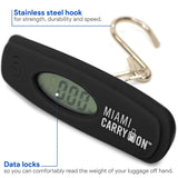 Digital Hanging Luggage Scale - Travel Scale, 110 Lbs / 50KG (Black)