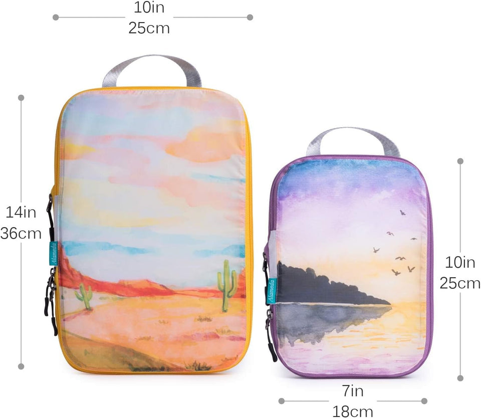 Compression Packing Cube Set 3Pcs, Travel Bags Organizer for Luggage/Backpack