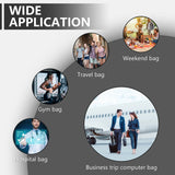 Travel Duffel Bag with Shoes Compartment Sports Gym Bag for Men and Women, Overnight Bag Weekender Bag Training Handbag Yoga Bag - Black