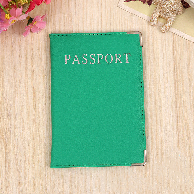 Pu Leather Passport Holder Passport Case
