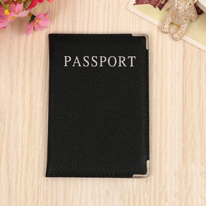 Pu Leather Passport Holder Passport Case