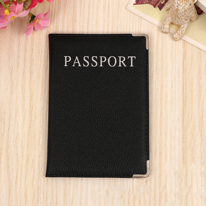 Pu Leather Passport Holder Passport Case