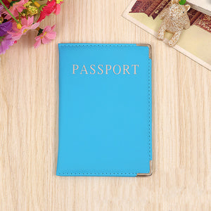 Pu Leather Passport Holder Passport Case