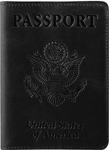 New Vaccine Card Passport Leather Case Storage Bag