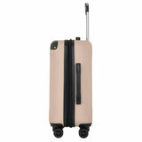 22 In. Mushroom Rolling Expandable Hardside Carry-On with 4-In-1 USB Charging Feature