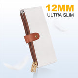 Leather Wallets for Women Slim RFID Blocking Bifold Credit Card Holder Wallet