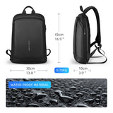 Thin Backpack for Laptop 15.6In Waterproof Minimalist Backpack Ykk Zipper