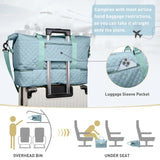 Travel Duffle Bag Weekender Bags for Women with Shoe Compartment Carry on Overnight Bag Gym Duffel Bag with Wet Pocket Hospital Bags for Labor and Delivery