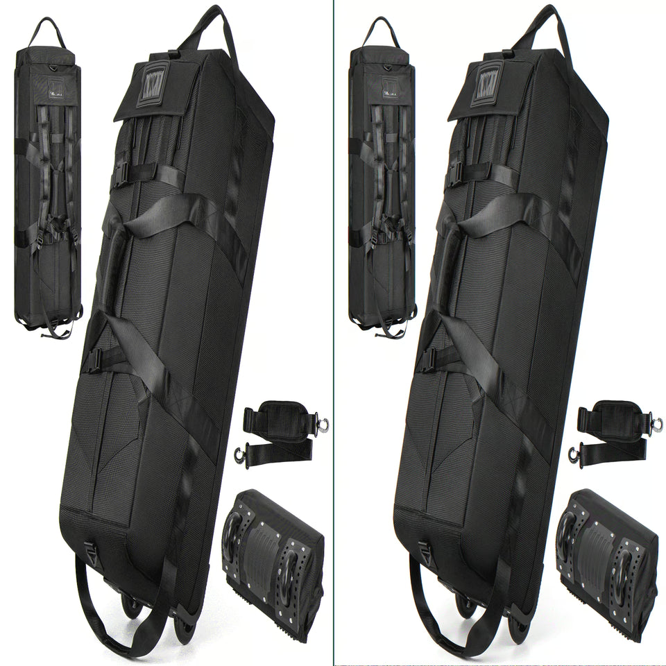 90L Foldable Rolling Duffel Bag with Wheels, Extra Large 34 Inch Travel Duffel Bag with Shoulder Strap for Travel Camping Sports, Waterproof Large Gym Bag, Travel Backpack for Men Women, Black