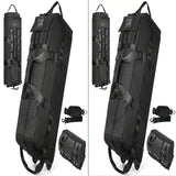 90L Foldable Rolling Duffel Bag with Wheels, Extra Large 34 Inch Travel Duffel Bag with Shoulder Strap for Travel Camping Sports, Waterproof Large Gym Bag, Travel Backpack for Men Women, Black