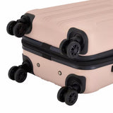 22 In. Mushroom Rolling Expandable Hardside Carry-On with 4-In-1 USB Charging Feature