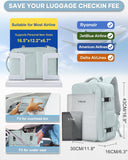 Vacuum Seal Compression Travel Backpack with Pump for Women Men Airback Vacpack