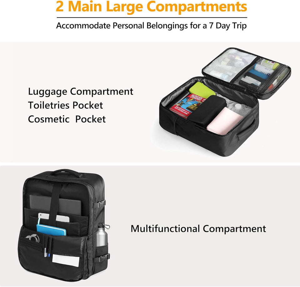 Travel Vacuum Backpack, 60L Seal Compression Airback Vacpack with Travel Pump, C