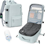 Vacuum Seal Compression Travel Backpack with Pump for Women Men Airback Vacpack