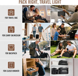 10 Set/8 Set Packing Cubes for Travel Essentials, Suitcase Organizer Bags in 4 Sizes, Carry-On Luggage Accessories with Large Laundry & Toiletry Bag, Must-Have for Airplane, Road Trip & Camping