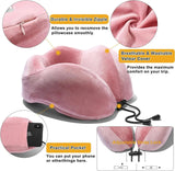 Comfort Travel Pillow Memory Foam Neck Pillow with Breathable Eye Mask Ear Plugs