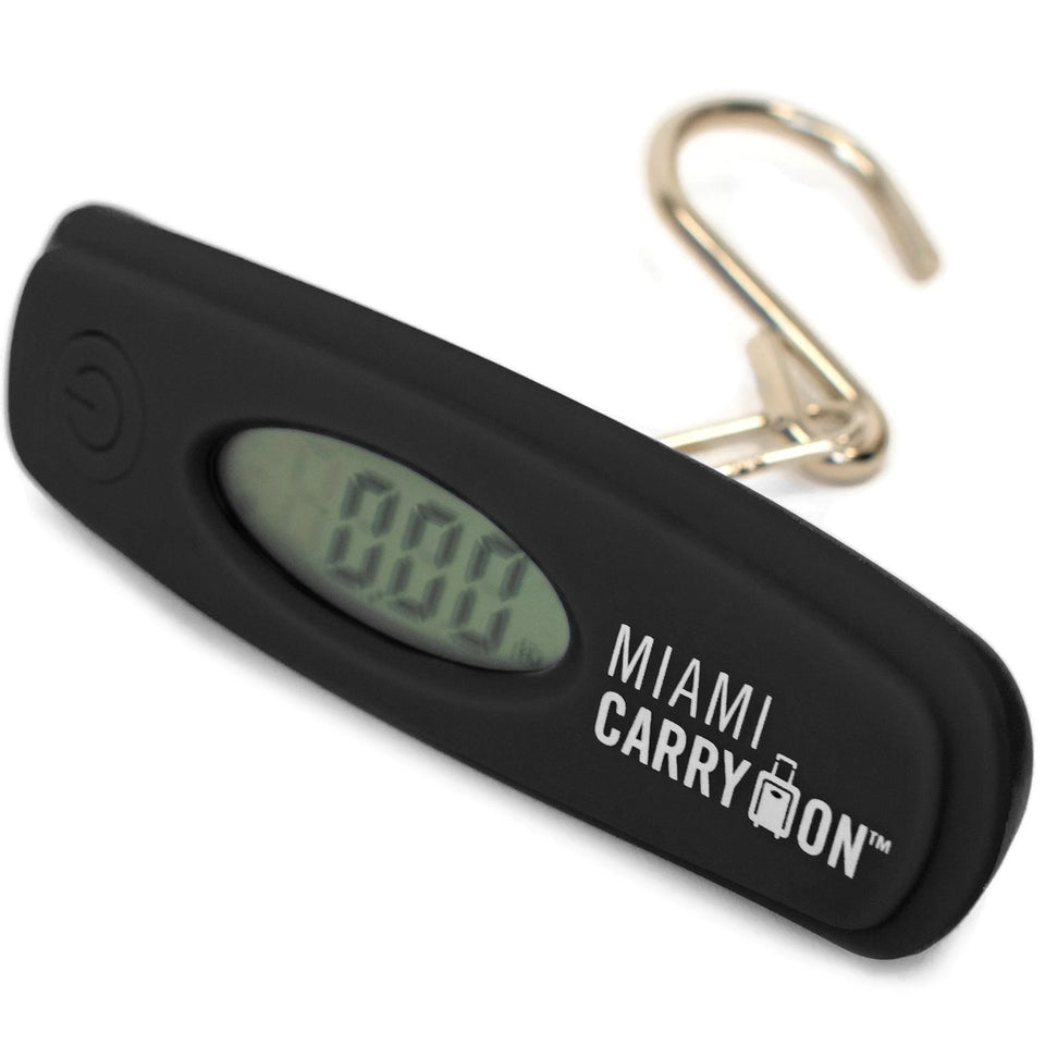 Digital Hanging Luggage Scale - Travel Scale, 110 Lbs / 50KG (Black)