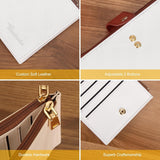 Leather Wallets for Women Slim RFID Blocking Bifold Credit Card Holder Wallet