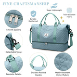 Travel Duffle Bag Weekender Bags for Women with Shoe Compartment Carry on Overnight Bag Gym Duffel Bag with Wet Pocket Hospital Bags for Labor and Delivery