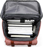 Vintage Backpack for Men Women Laptop Backpack Bookbags College Backpack Pink 16 Inch