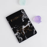 PU Leather Gilded Map Passport Book Protective Case