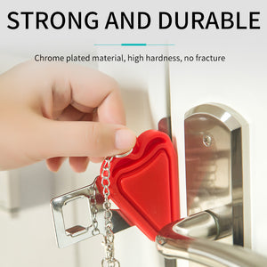 Portable Door Security Lock – Metal Safety Latch