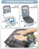 Vacuum Seal Compression Travel Backpack with Pump for Women Men Airback Vacpack
