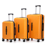 20  24  28  3 Pcs  Set In ABS Spinner Wheel Luggage, Carry On Suitcase, Matching Color, TSA Combination Lock AliExpress