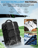 Vacuum Backpack for Travel, Vacuum Seal Carry on Backpack with Vacuum Compression, Vacuum Travel Backpack with Pump for Women Men Airline Approved Air Backpack Vacpack for Work College Daypack Black