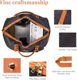 Travel Bag for Men Smooth Nylon Leather Weekender Bag for Woman Overnight Bag with Shoe Compartment, Carry-On Bags for Airplane,36L Spacious Tote, Best Traveling Gift for Women and Mom