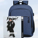 Nylon Backpack Simple and Fashionable Casual Backpack Business Commuting Computer Bag Large Capacity Backpack