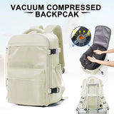 Fashion College Backpack Men Vacuum Compression Backpack, Women Men 15.6In Laptop Backpack Expand Hiking Vacuum Travel Backpack