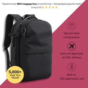 Moon Vacuum Seal Travel Backpack