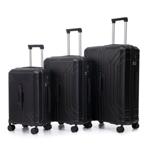 20  24  28  3 Pcs  Set In ABS Spinner Wheel Luggage, Carry On Suitcase, Matching Color, TSA Combination Lock AliExpress