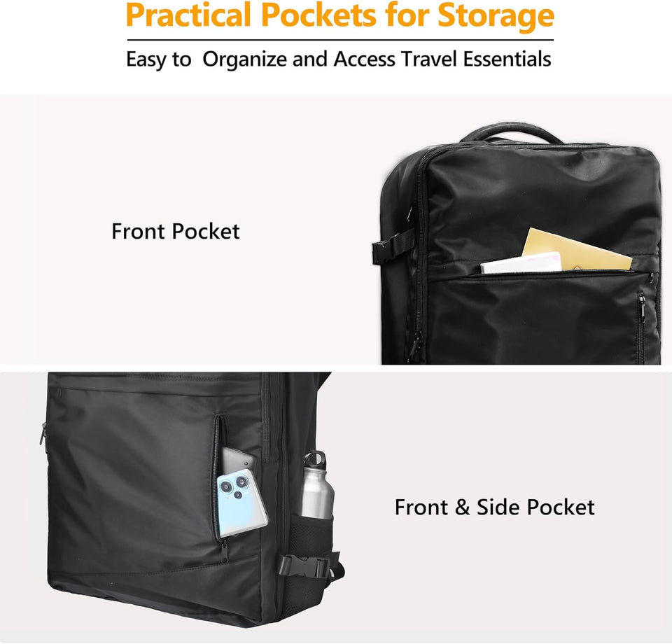 Travel Vacuum Backpack, 60L Seal Compression Airback Vacpack with Travel Pump, C