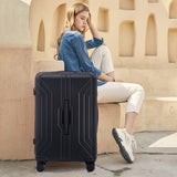 20  24  28  3 Pcs  Set In ABS Spinner Wheel Luggage, Carry On Suitcase, Matching Color, TSA Combination Lock AliExpress