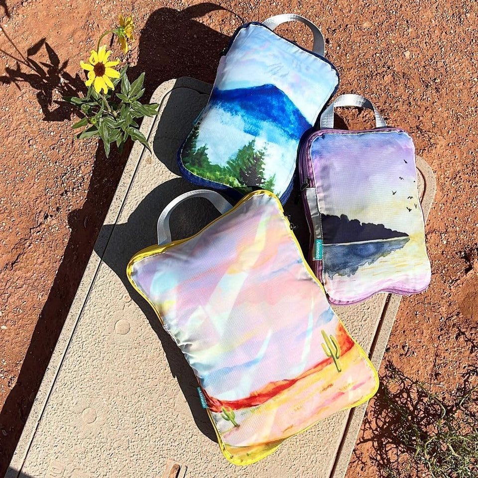 Compression Packing Cube Set 3Pcs, Travel Bags Organizer for Luggage/Backpack