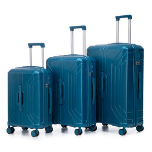 20  24  28  3 Pcs  Set In ABS Spinner Wheel Luggage, Carry On Suitcase, Matching Color, TSA Combination Lock AliExpress