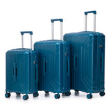 20  24  28  3 Pcs  Set In ABS Spinner Wheel Luggage, Carry On Suitcase, Matching Color, TSA Combination Lock AliExpress