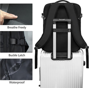 Travel Vacuum Backpack, 60L Seal Compression Airback Vacpack with Travel Pump, C