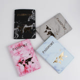 PU Leather Gilded Map Passport Book Protective Case