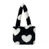 Fashion Love Heart Womens Furry Fluffy Bag AliExpress